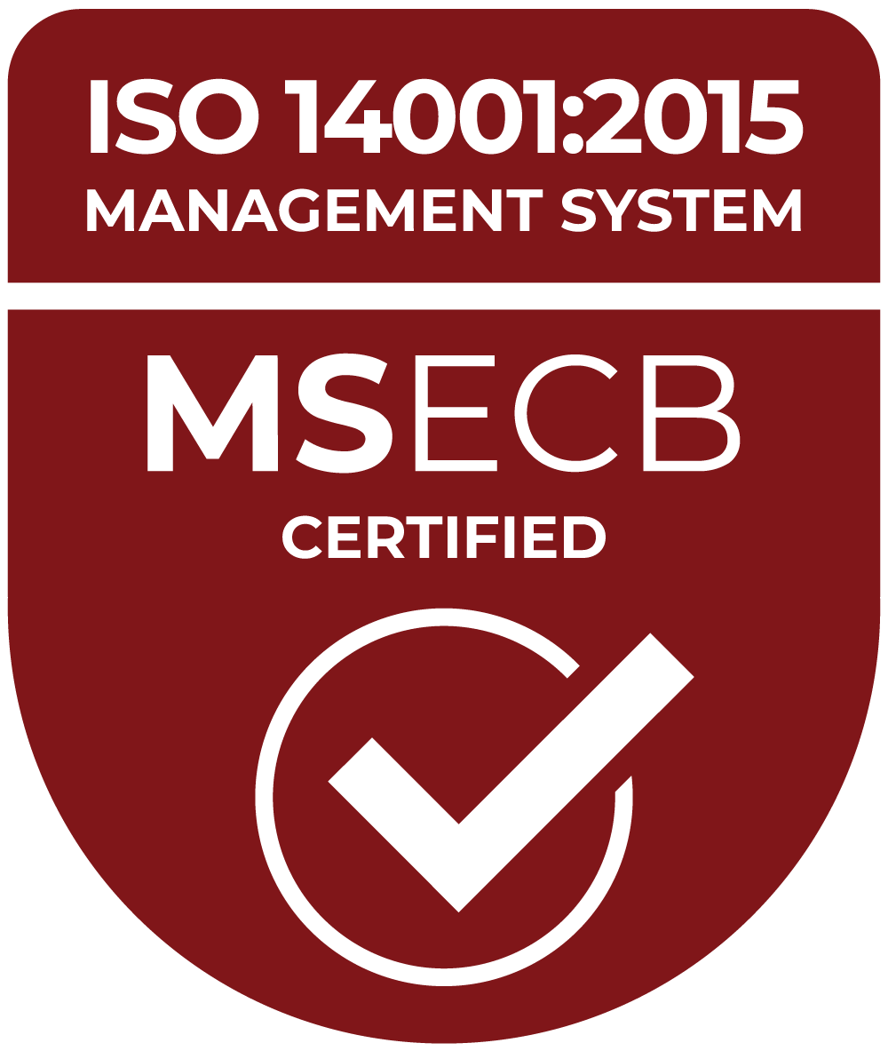 ISO 14001 Certified Compliance